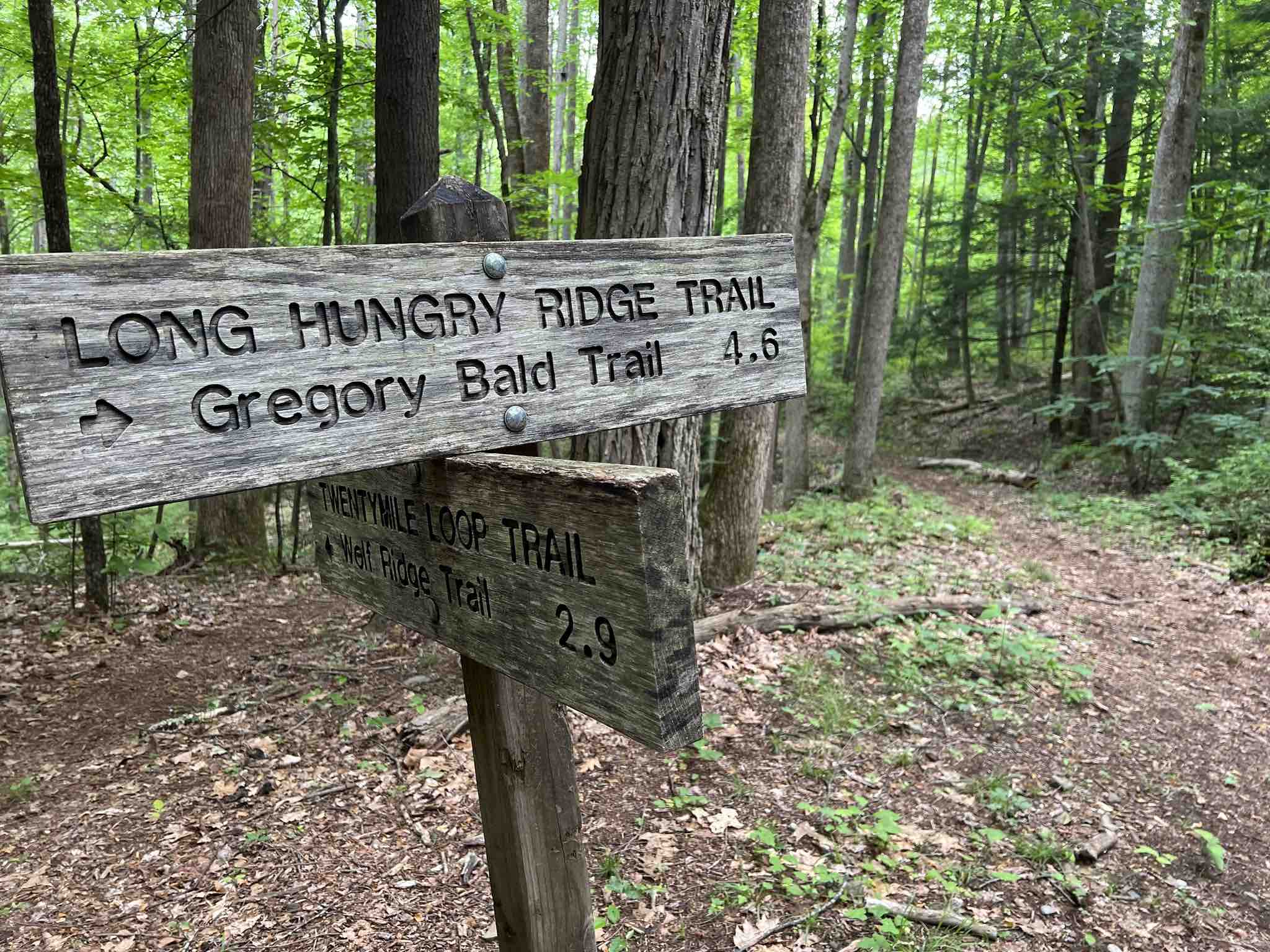 trailhead signpost